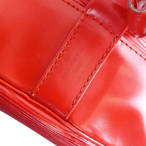 Louis Vuitton Randonnee PM Shoulder Bag Back Pack Castilian Red Epi Vintage - Picture 11 of 13